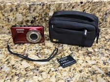 Kodak PIXPRO PIX PRO FZ53 Digital Camera Red Tested Works With Battery & Case