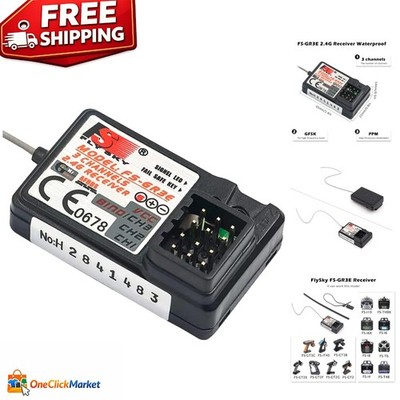 Flysky FS-GR3E 3CH AFHDS Receiver for RC Car & Boat - Lightweight & Reliable