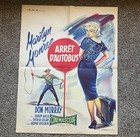 1960 Re-Issue Marilyn Monroe BUS STOP French MOVIE POSTER Free Shipping! — photo 1