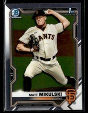 2021 Bowman Draft Matt Mikulski #BDC-179 Prospects Chrome