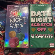 Date Night Scratch Off Ideas Card Game for Couples  Date Dice Bundle