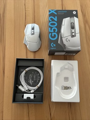 Logitech G502 X LIGHTSPEED Kabellose Gaming-Maus - Weiß