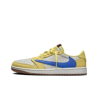 Travis Scott Air Jordan 1 Low OG SP Canary DZ4137-700