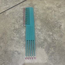 Vintage Mebco Flipside Teal/Pink Comb Double Dipped Pick Tease