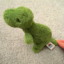 Jellycat Green Dinosaur Soft Toy Plush, Small 15-35cm Polyester (JELLY7244)