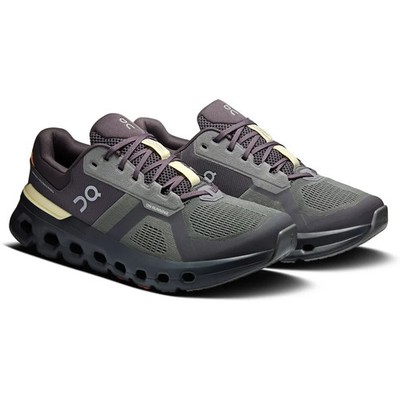 ON Herren Laufschuhe / Sneaker Cloudrunner 2 in Rock / Tangerine Gr: 42 /  Neu