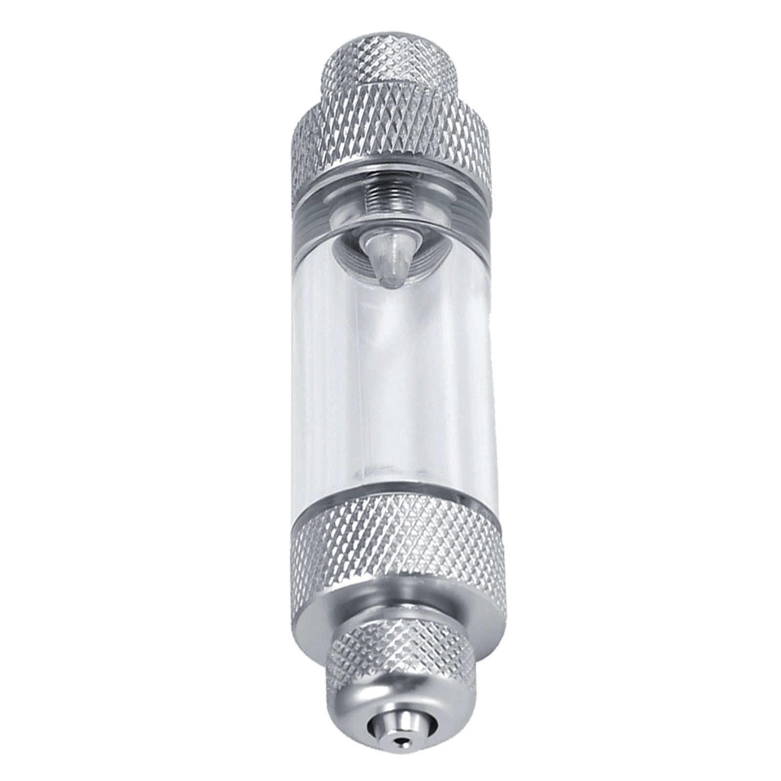 (Double Head)Aquarium Water Plant CO2 NOn Return Bubble Counter Fish Tank