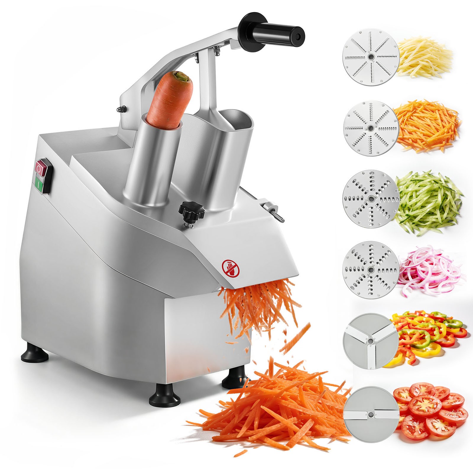 Uimoso Vegetable Cutter Commercial Food Processor 6 Cutting Vegetable Processor