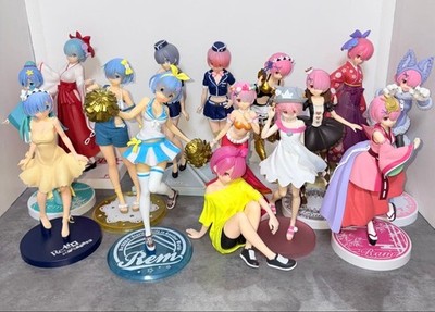 Re:Zero Starting Life in Another World Rem & Ram Figure Set Lot 15