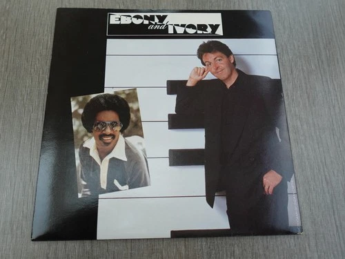 Paul McCartney EBONY AND IVORY 1982  UK 7" P/S 1st PLAYS  MINT HEAR