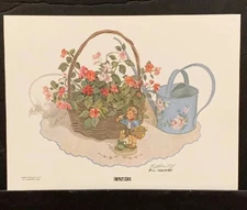 Bill Granstaff Limited Signed Print "Impatiens”