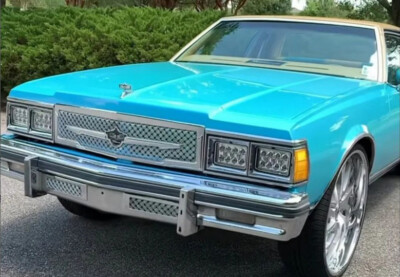 1979 Chevy Caprice Impala chrome mesh grill triple weave Tiarra