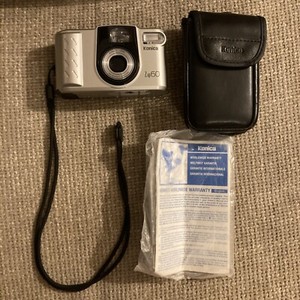 Konica Z Up 60e 35mm Film Point and Shoot Camera Silver Tested