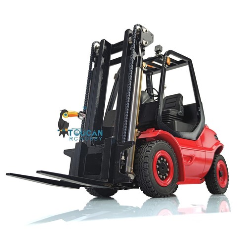 LESU 1/14 Hydraulic RC Forklift Kit Transfer Car Truck ESC Motor Painted DIY - 第 2/12 張圖片