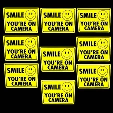 SECURITY WARNING STICKER DECALS SIGN VIDEO SURVEILLANCE SYSTEM IN USE HOME STORE