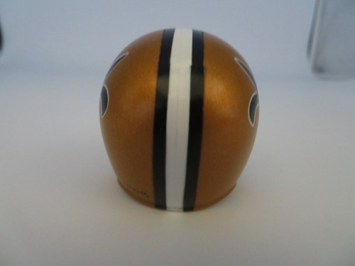 NFL Football Riddell New Orleans Saints 2-BAR Pocket Pro Throwback Helmet - 2005 - Picture 4 of 4