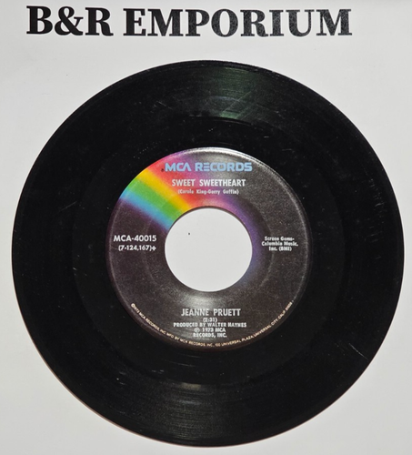 Jeanne Pruett - Satin Sheets/Sweet Sweetheart - (1973 MCA) - 7" Vinyl Single - Imagen 2 de 4