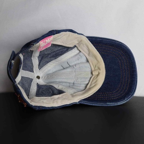 Mattel Barbie Denim Hat Girls Size 3-6 Baseball Cap Y2K Vintage - Picture 8 of 9