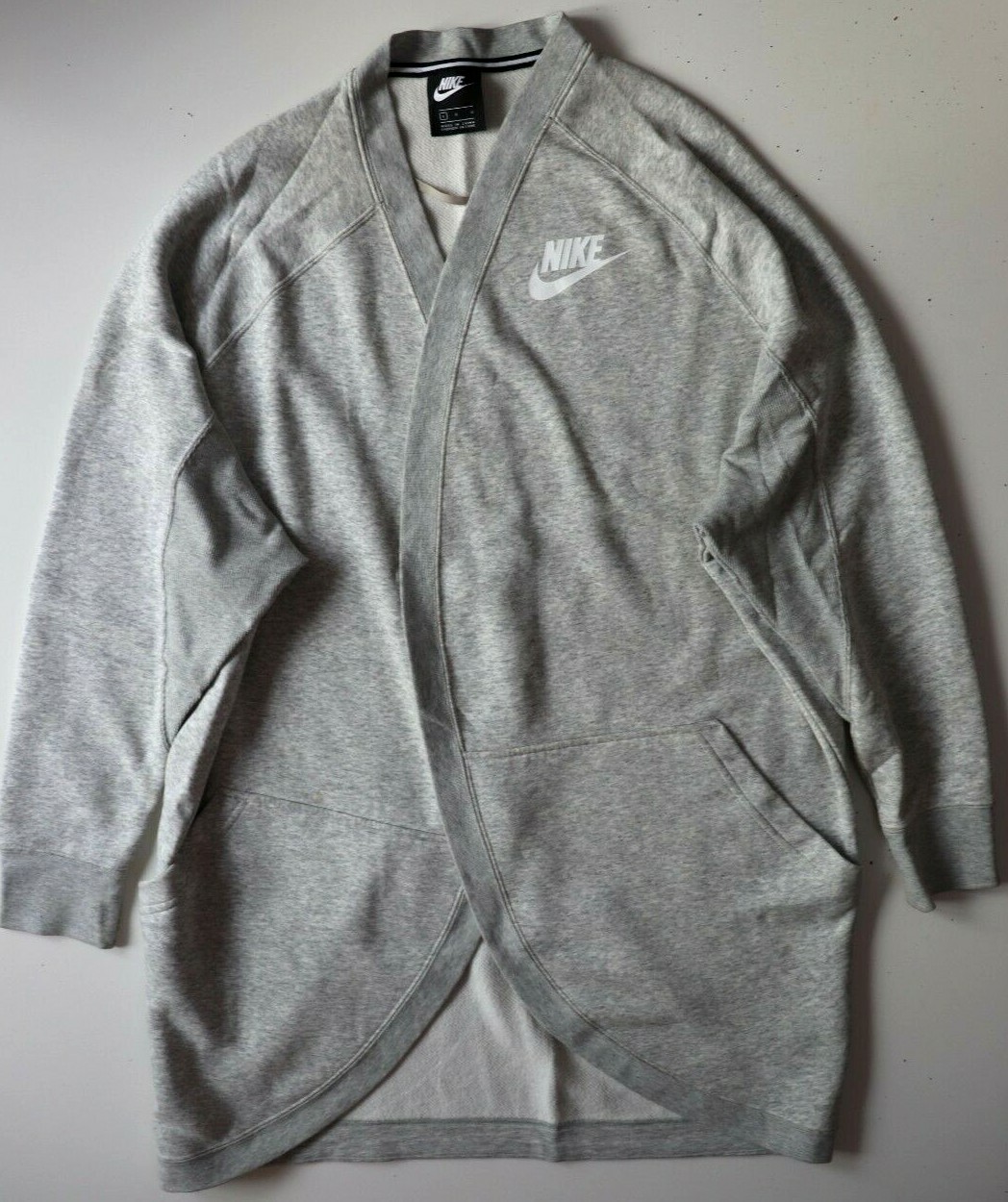 nike sportswear rally relaxed fleece cardigan