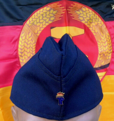 DDR Schiffchen 1 Käppi+Abzeichen Junge Pioniere gr.50 bis 58 Seid Bereit Schule
