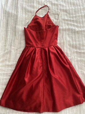 satin red homecoming dress Dark Blue Lace Floral Short Prom Dresses, Strapless Dark Blue Homecomi –  Lwt Dress main image 0