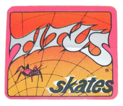 Titus skates Sticker Old School Orginal 80's Farbe Orange Neon