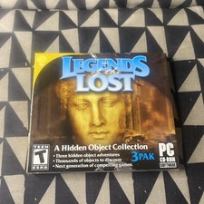 LEGENDS of THE LOST Video Game PC CD Rom Hidden Object Collection
