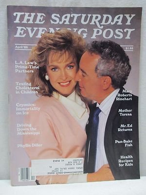 The Saturday Evening Post Magazine April 1989 Mother Teresa Phyllis Diller