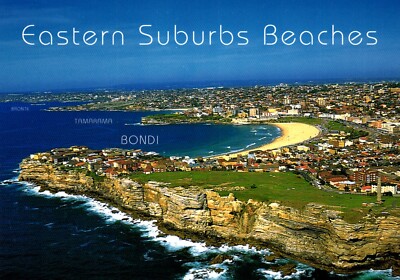Eastern Suburbs Beaches Australia Postcard