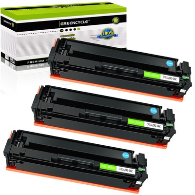 3PK Cyan CF411A Toner Cartridge For HP Color LaserJet MFP M377dw M452dn Printer