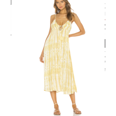 MAJORELLE Yellow Tie Dye Kiara Midi Dress sz S | eBay MAJORELLE Yellow Tie Dye Kiara Midi Dress sz S | eBay