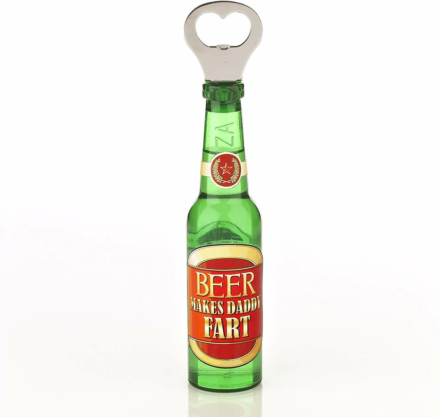 Boxer Beer Bottle Opener Beer Makes Daddy Fart Funny Bottle Shaped Opener