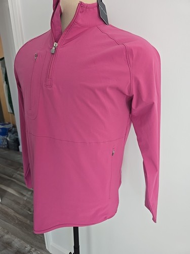 PETER MILLAR CROWN CRAFTED RSWD MEN’S New Half ZIP Windbreaker Jacket Size M - Picture 5 of 16