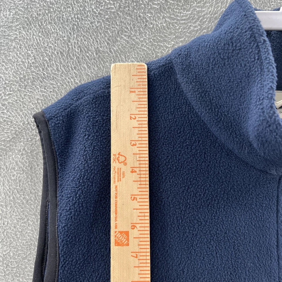 ems hecho en estados unidos azul polar cremallera completa hecho en estados unidos chaleco poliéster Foto 3 de 4