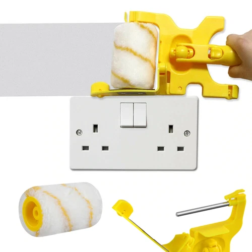 5 in 1 Clean-Cut Paint Edge Roller Brush Safe Tool for Home Wall Ceilings Set - Picture 3 of 11