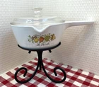 Vintage Corning Ware  LE PERSILL  P-89-B  POUR SPOUT 2 1/2 CUP  PYREX LID  USA