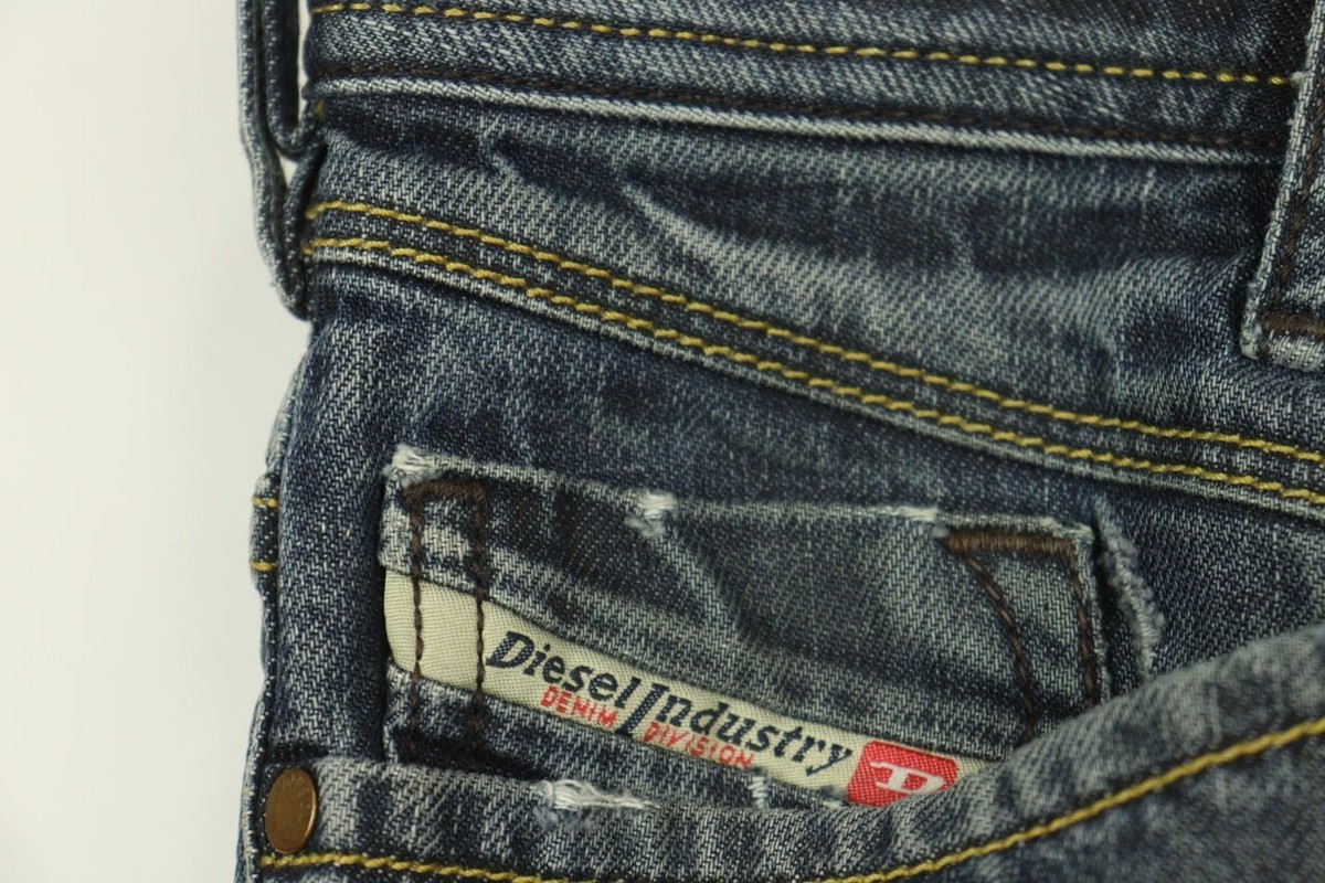 DIESEL IAKOP Denim Wash 0088Z REGULAR SLIM TAPERED Jeans W32 L32 
