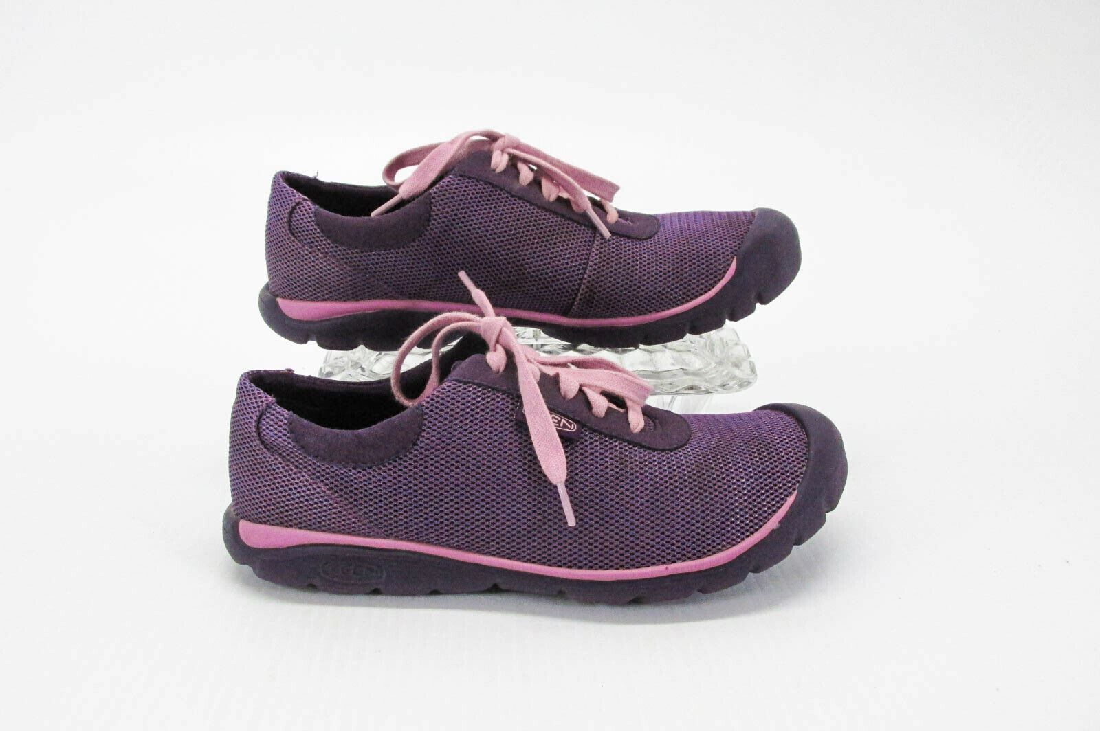 Keen scarpa donna Kanga pizzo taglia 6 5M viola moda sneaker atletica usata xq
