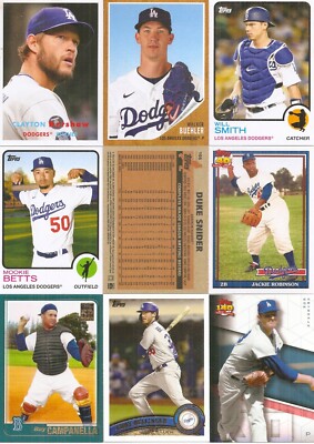 2021 Topps Archives Los Angeles Dodgers Complete Team Set Regular + Inserts (23)