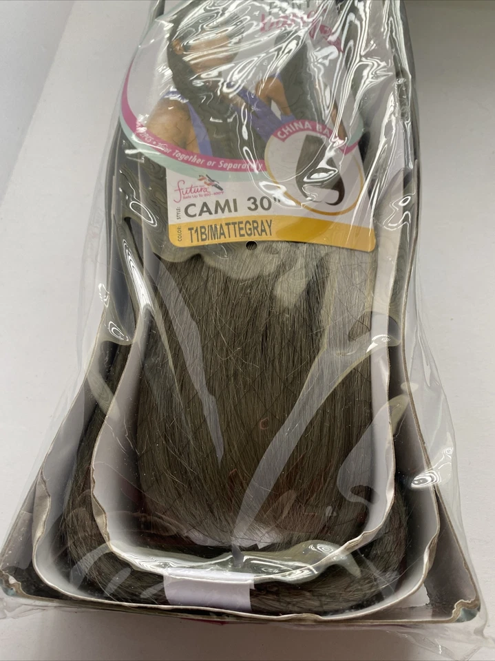 Sensationnel Cordón Instantáneo Cola de Caballo y China Bang - CAMI 30" T1B/GRIS MATE Foto 4 de 4