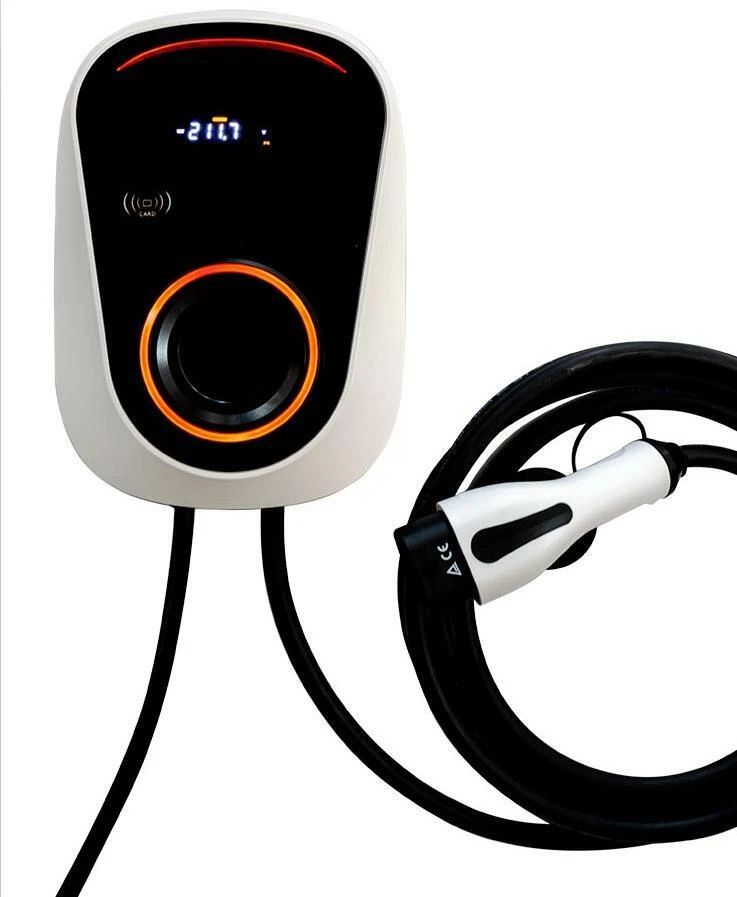 Wallbox Borne Recharge + Cable 32A 7KWH MONOPHASE TYPE 2 - Norme IEC62196-2