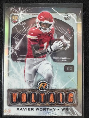 2024 Topps Resurgence #V-8 XAVIER WORTHY VOLTAIC REFRACTOR (RC) SP