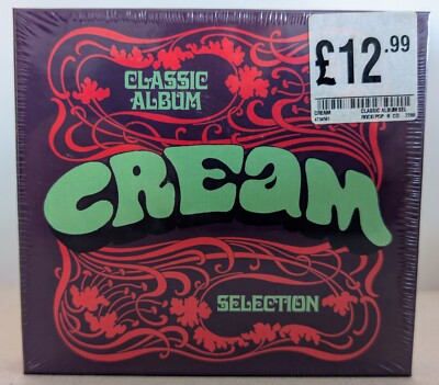 Cream ボックスセット CD Cream Classic Album Selection CD Box Set 2016 .New Factory Sealed