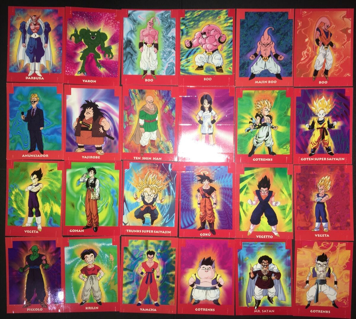 DRAGON BALL Z 5 Album + Full Set 208/208 PERU 2008 Navarrete Majin