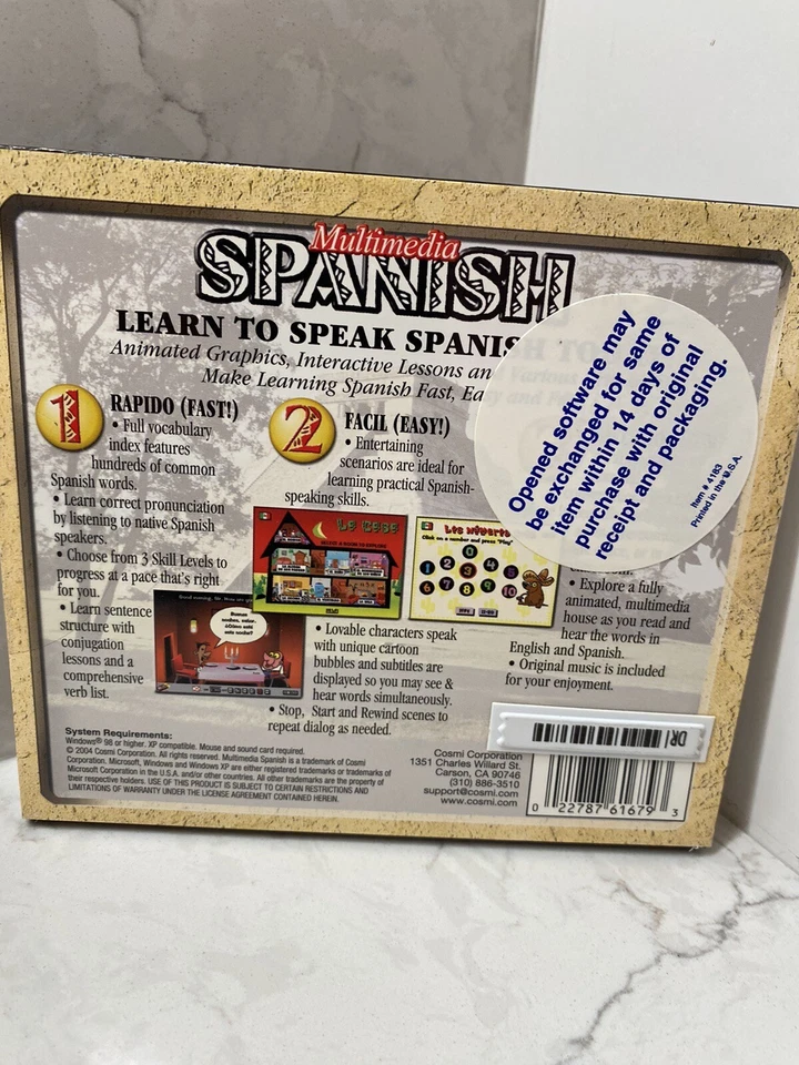 Multimedia Spanish PC CD-ROM 2003. Cosmi Corporation & Swift Jewel. t - Image 2 of 3