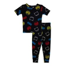 Batman Toddler Boy Cotton Snug-Fit 2 Piece Pajama Set 2T
