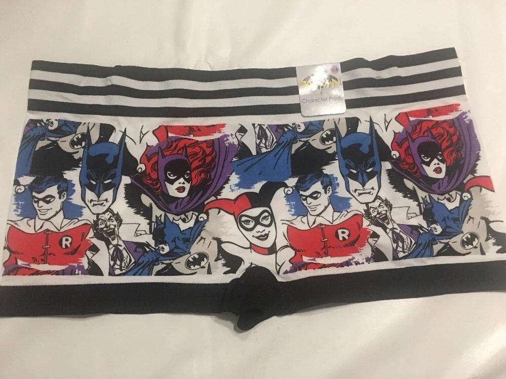 DC COMICS BATMAN Robin Ropa Interior BATGIRL Harley Quinn BRAGAS Joker Pantalones Cortos XL