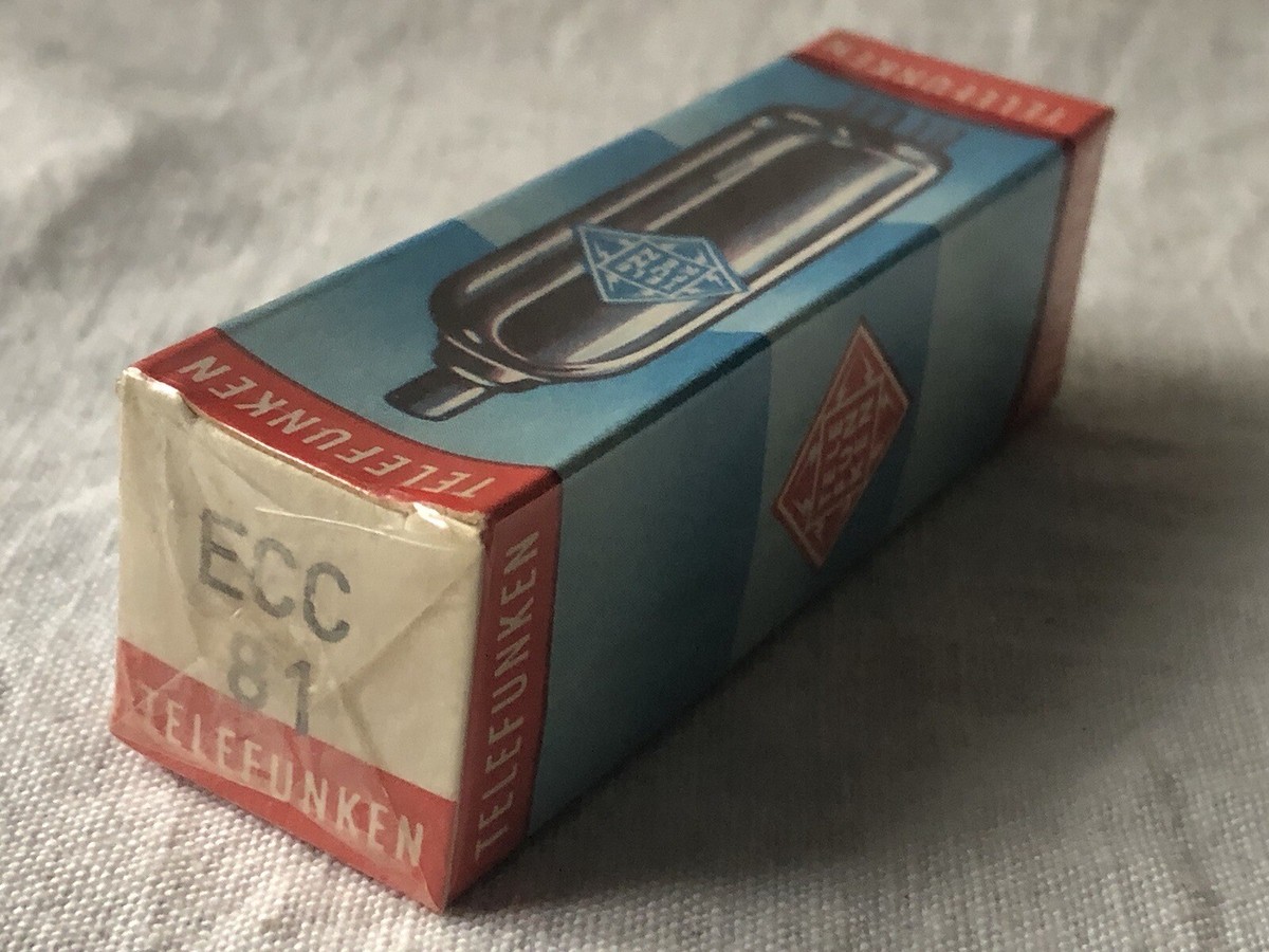 Lampe Telefunken 12AT7 / ECC81 – Tube NOS Sous Blister, Made In Germany
