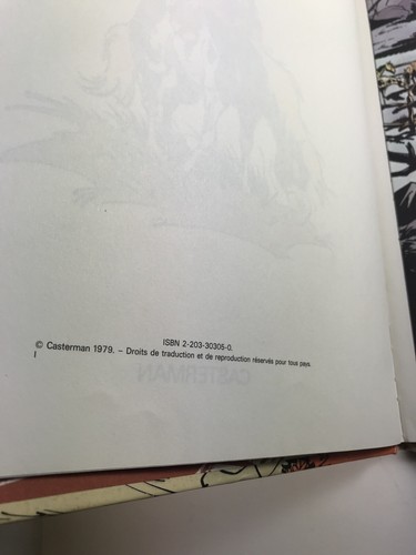 Vintage Hardcover Yakari and the Grizzly Comic Book French 1st Ed Hardcover 1979 - Picture 3 of 7