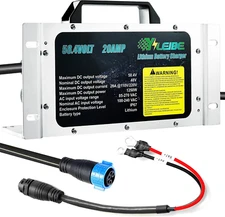 58.4V20A Golf Cart Lithium Battery Charger On-Board with OT (M8: 14-8 Terminals)